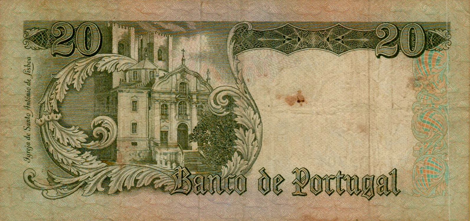 Portugal 20 1964 VF  P-167/b3